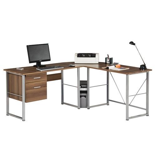 Scrivania per pc KOMBI Scrivania per pc KOMBI, in legno e metallo, con ampio ripiano di lavoro e tavolo computer