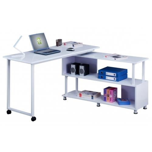 Scrivania per pc MAGALI Scrivania per pc MAGALI, versatile grazie al ripiano estraibile con ruote