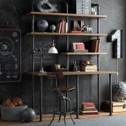 Arredare studio in casa - stile industriale con mix di moderno e vintage