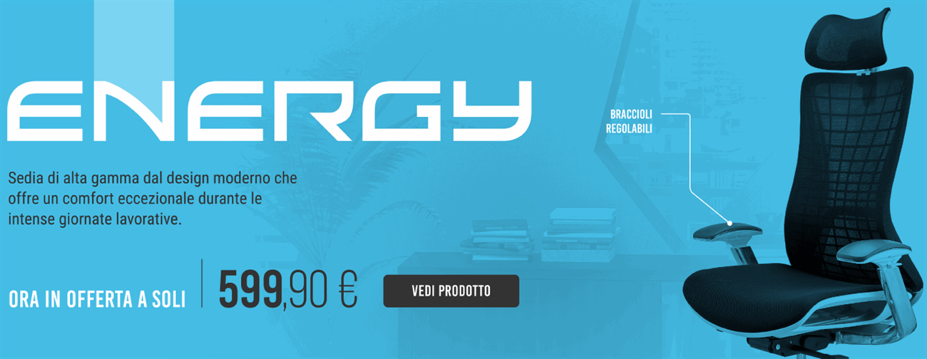 Sedia Ergonomica Energy