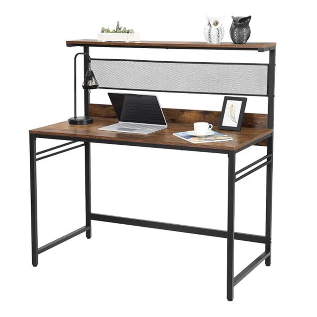 Scrivania KLASSIK, con Mensola, Design Industrial, 120x60x125cm, Alta Qualità