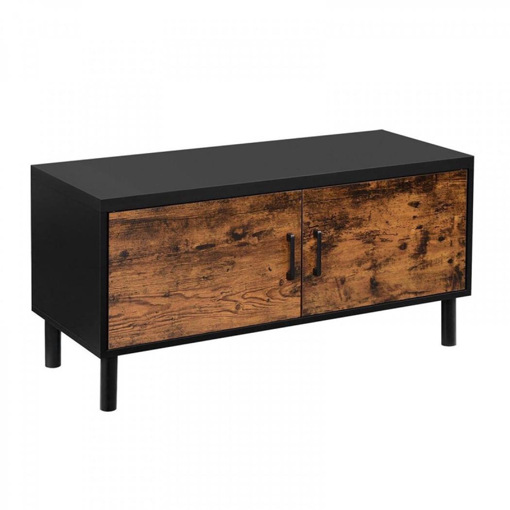 Mobiletto IBRAM, Due Ante, 100x35x38cm, in Legno colore Faggio