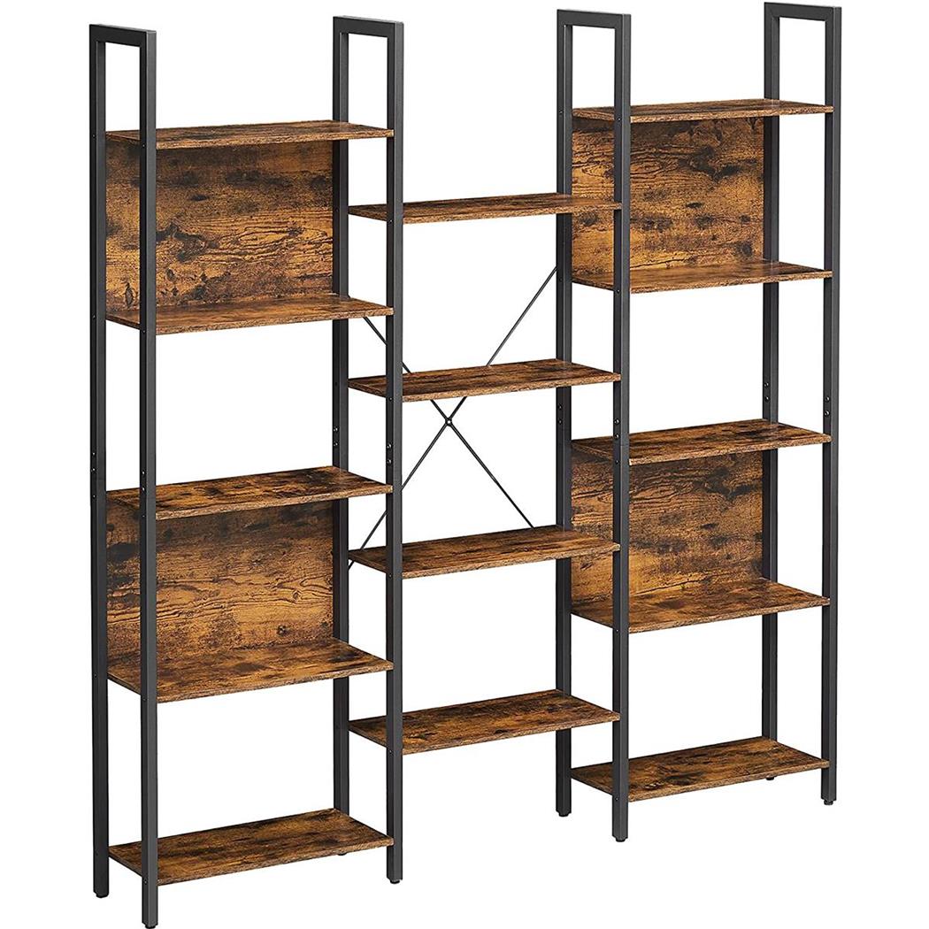 Libreria SELVA, Stile Moderno, 154x24x166cm, in Legno Colore Faggio