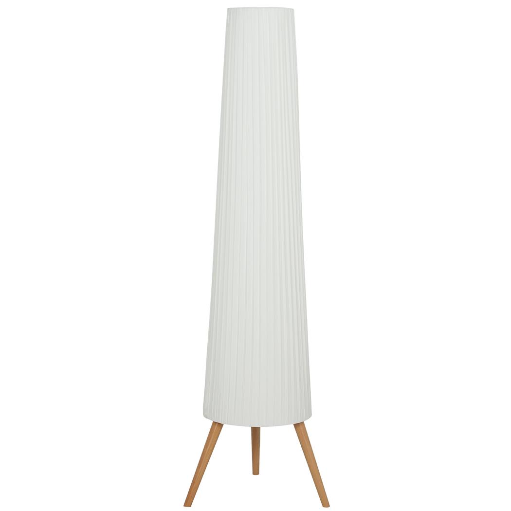 Lampada per Ufficio TRINI, Luminosità Regolabile, Gambre in Legno, colore Bianco