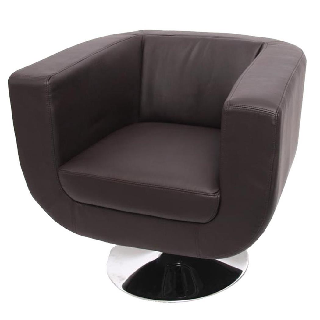 Poltrona da ufficio TREVISO II, Splendido Design, in Marrone
