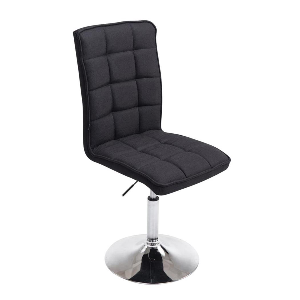 Sedia Ospiti BULGARI TESSUTO, Regolabile, Base in metallo, colore Nero