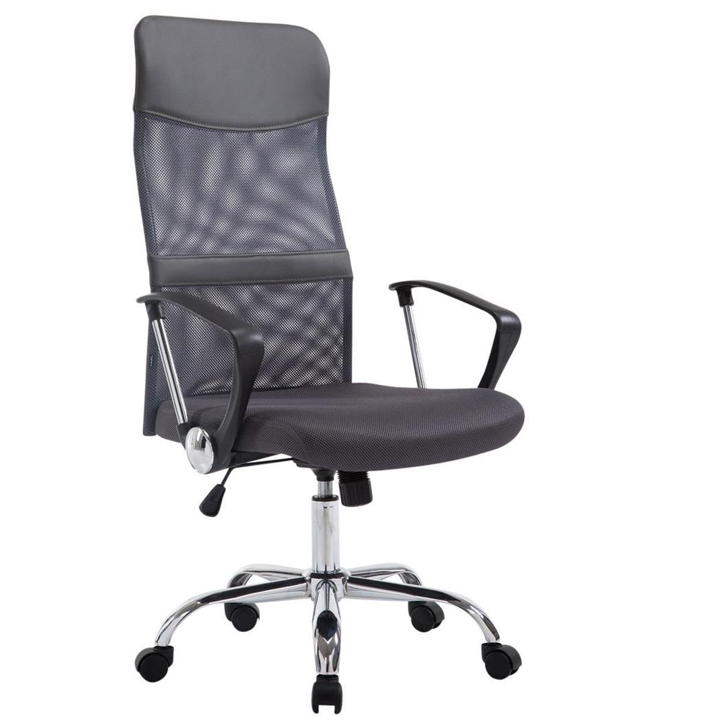 Sedia Ufficio ASPEN XL, Rete traspirante, Portata fino a 150KG, Grigio