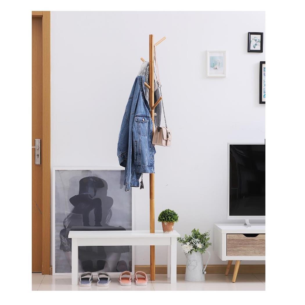 Appendiabiti di Design TAMY, con Panca, in Legno, 80x30x180cm