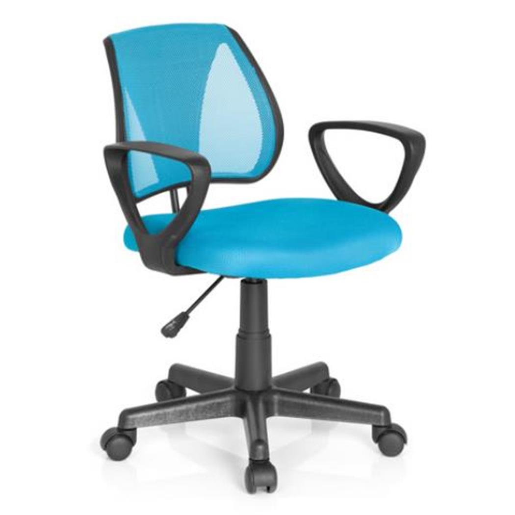DEMO# Sedia Ergonomica Per Bambini POLO, Schienale regolabile, Adatta a partire dai 4 anni, colore Azzurro