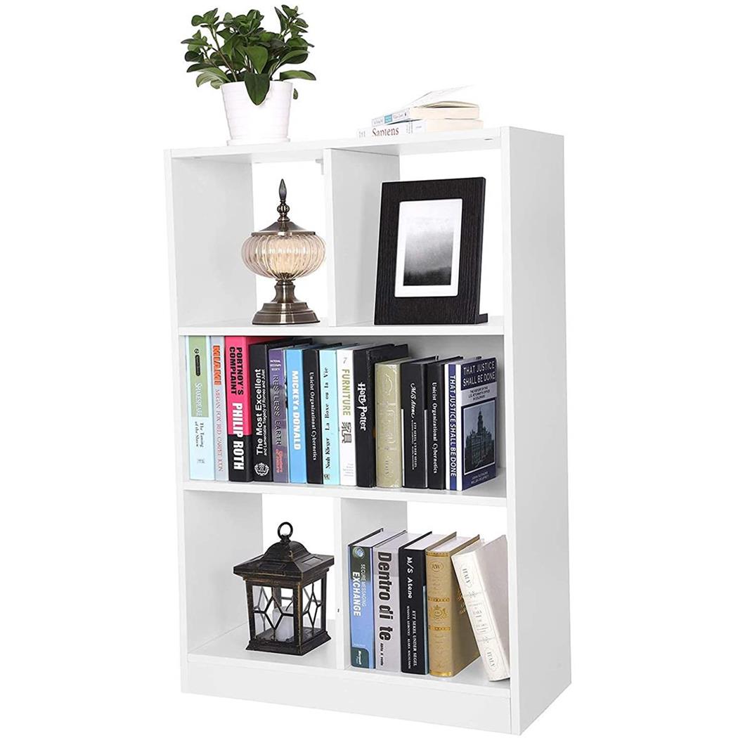 Libreria NEVADA, Design Moderno, Funzionale e Pratica, 100x65,5 cm, Legno Bianco