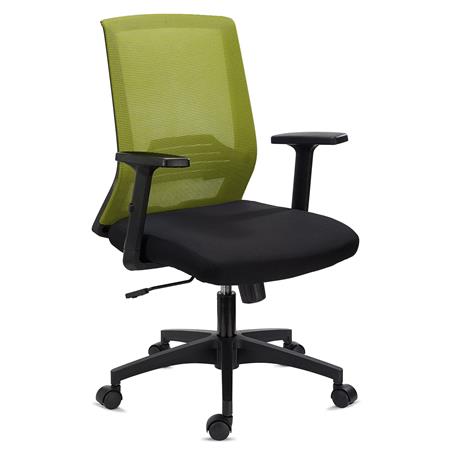 Sedia da Ufficio ACTIVE, Supporto Lombare, Braccioli Regolabili, Verde