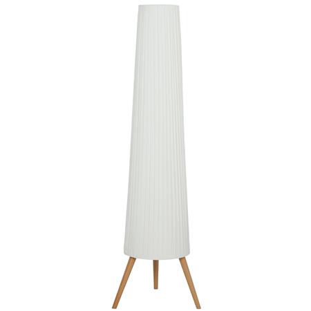 Lampada per Ufficio TRINI, Luminosità Regolabile, Gambre in Legno, colore Bianco