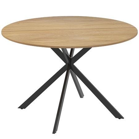 Tavolo per Sala Riunioni VENUS, Stile Industriale, Gambe in Acciaio, Piano in Legno Rovere