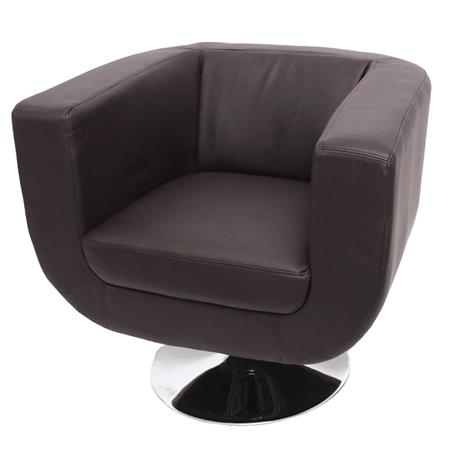 Poltrona da ufficio TREVISO II, Splendido Design, in Marrone
