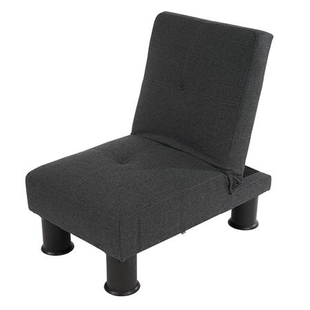 Modulo singolo CARLO, Versatile e Comodo, in Tessuto, colore Grigio Antracite