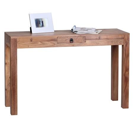 Scrivania JOHAN, Stile rustico, Fatta a mano, Misure cm 120x40x76, in Legno di Acacia