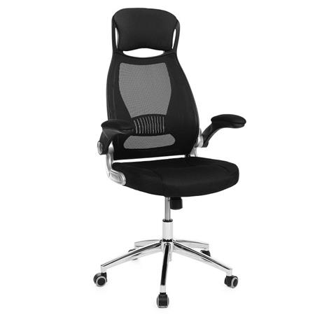 Sedia Ergonomica NIKI, Sostegno Lombare, in Rete Traspirante, Nero