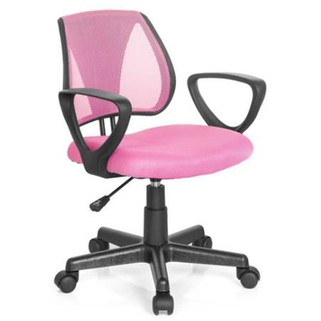 DEMO# Sedia Ergonomica Per Bambini POLO, Schienale regolabile, Adatta a partire dai 4 anni, colore Rosa