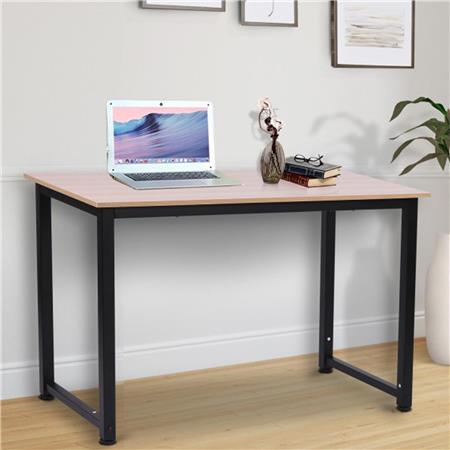 Tavolo per PC KRISTAL, 120x60x76cm, Metallo e Legno colore Nero