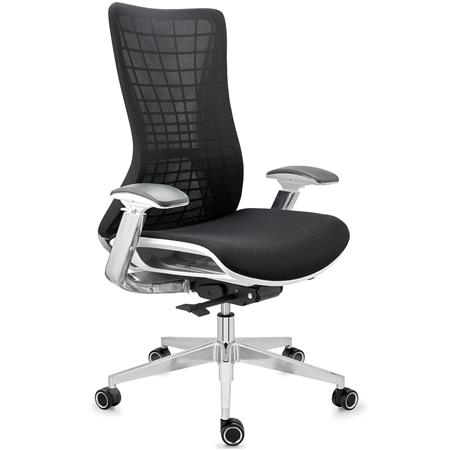 Sedia Ergonomica ENERGY, Tecnologia e Design, Massima Qualità, in Rete, Nero