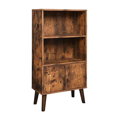 Mobiletto MADEIRA, Stile Retrò, 60x30x120cm, In Legno color Faggio